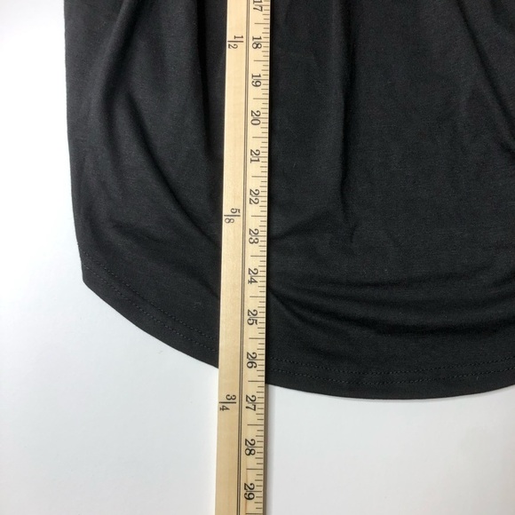 Black Cold Off Shoulder Lace‎ Detail Front Keyhole Detail Back Tunic Blouse SZ M - Picture 11 of 16